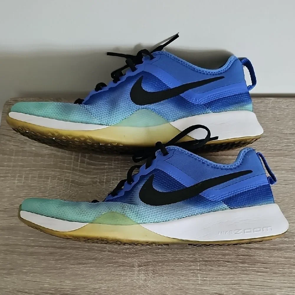 Nike Air Zoom TR Dynamic Fade Women's 8 Blue Green Training Shoes Gym